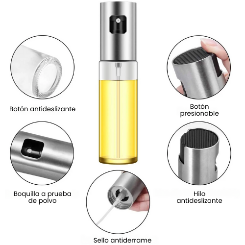 Aceitera Antigoteo - rociador de aceite