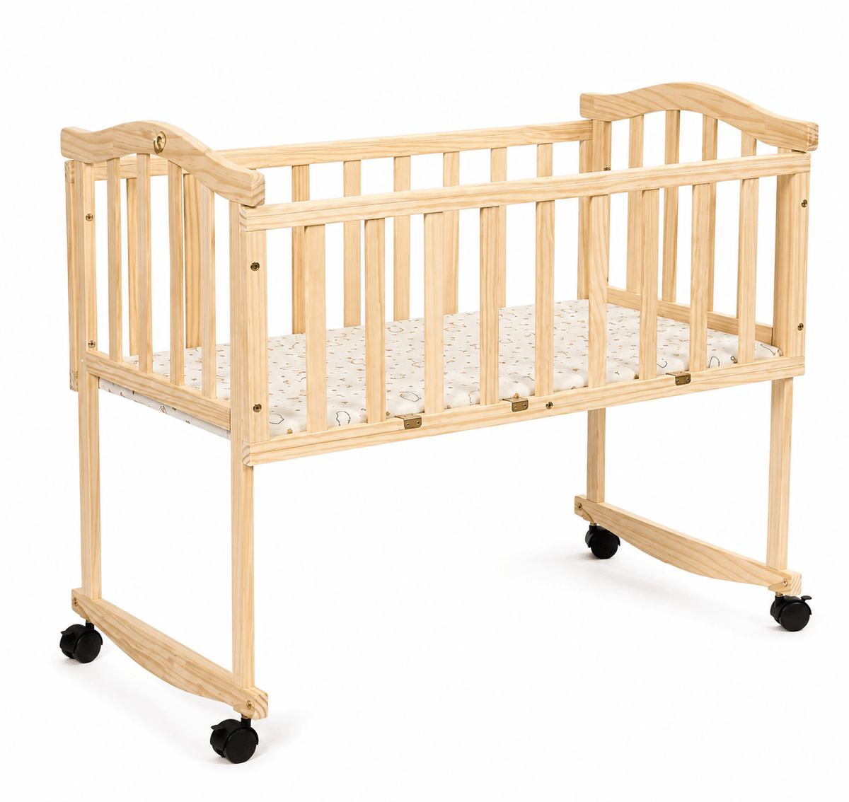Cuna de Madera para Bebé 102 × 60 cm - Evango Bebes SV