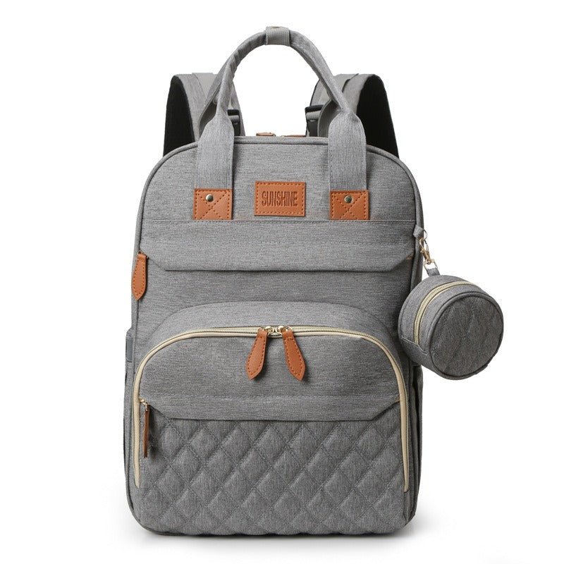 Pañalera con Cuna Portátil y USB - Evango Bebes SV