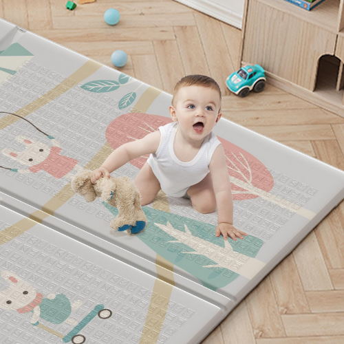 Alfombra plegable con diseño reversible
