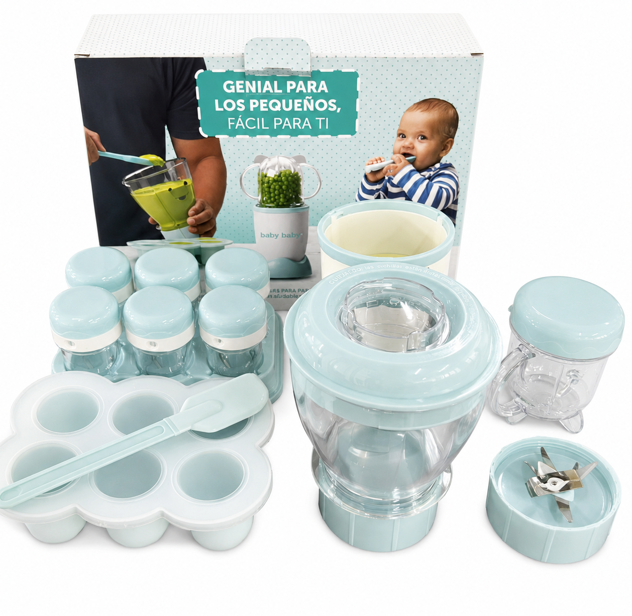 🥣 Procesador de Alimentos para Bebés Baby Bullet 👶💚