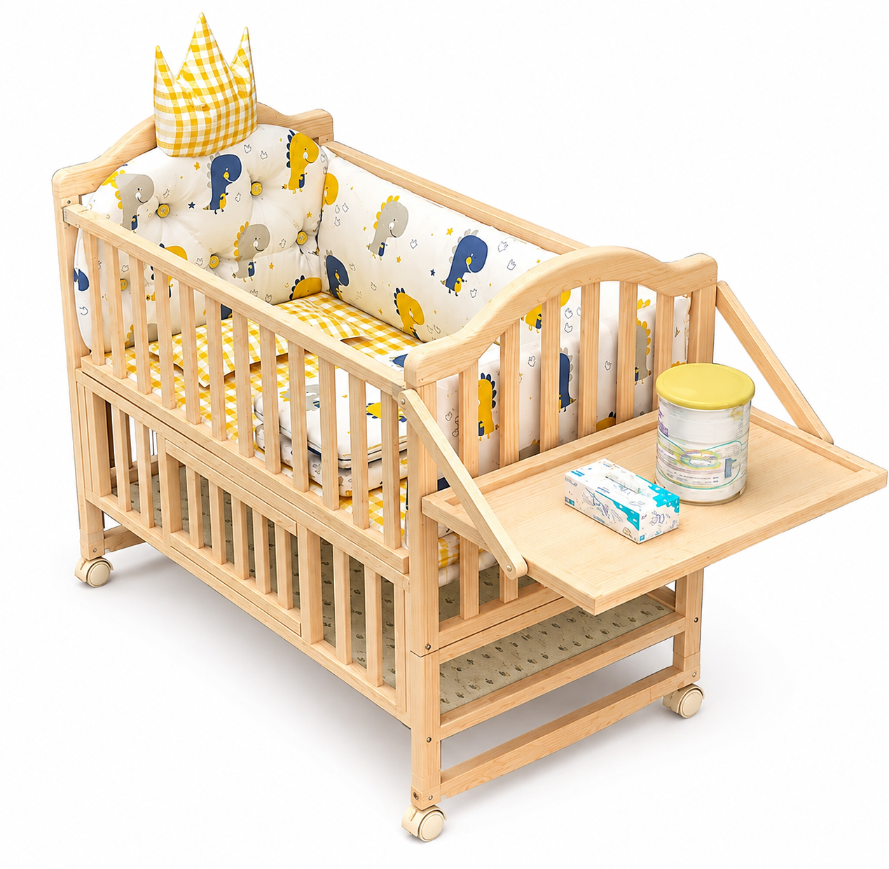 Cuna de Madera para Bebé 102 × 60 cm