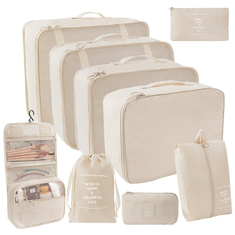 Set Organizador de Viaje 9 Piezas para Mamá y Bebé