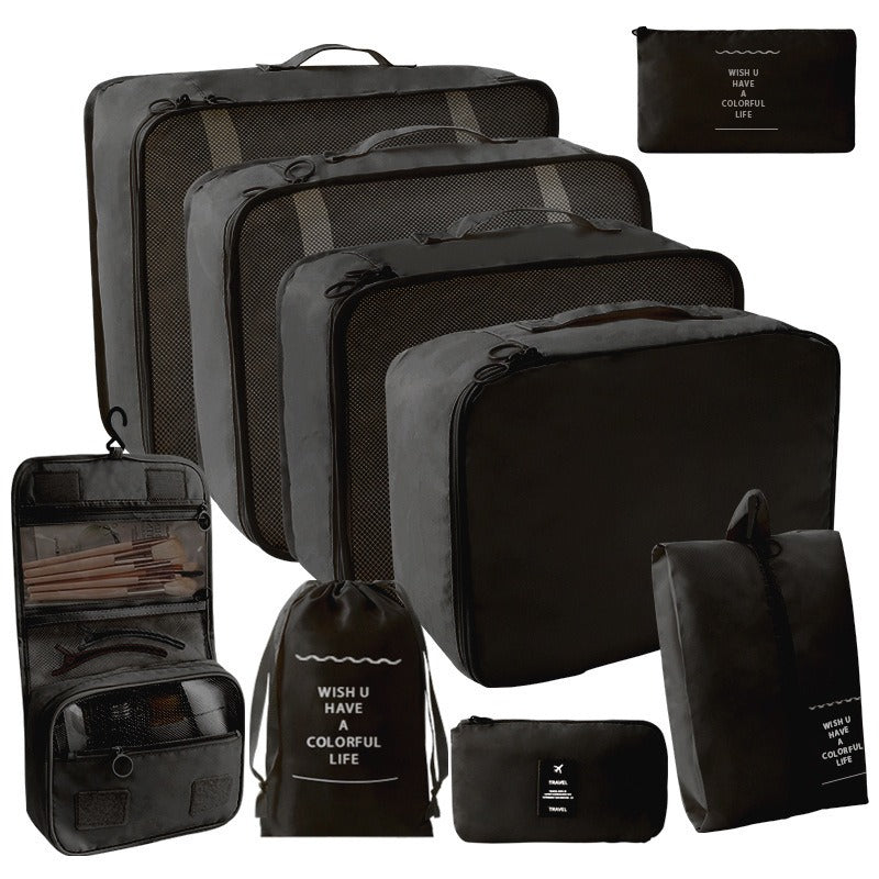 Set Organizador de Viaje 9 Piezas para Mamá y Bebé