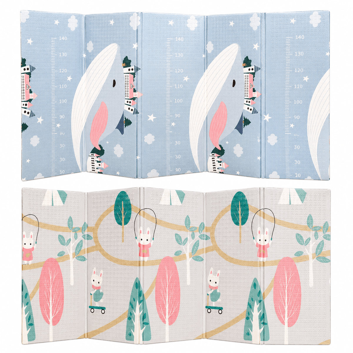 Alfombra plegable con diseño reversible - Evango Bebes SV