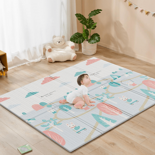 Alfombra plegable con diseño reversible - Evango Bebes SV