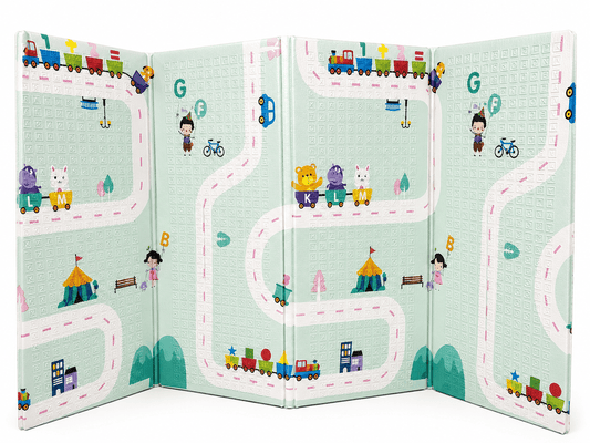 Alfombra plegable con diseño reversible - Evango Bebes SV