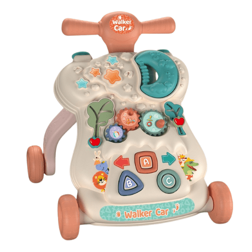 Andadera Musical con Juegos y Panel Desmontable - Evango Bebes SV