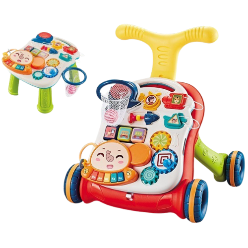 Andadera musical con mesa de actividades 2 en 1 - Evango Bebes SV