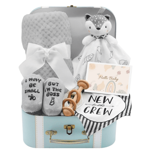 Caja de regalo para baby shower - Evango Bebes SV