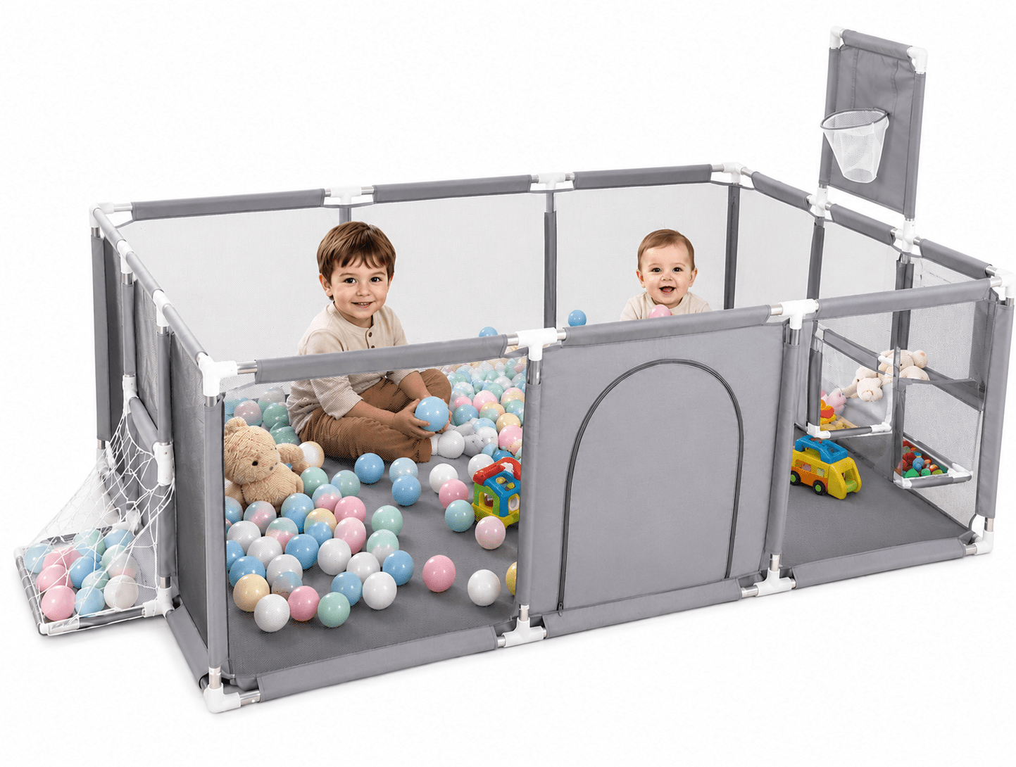 Corral de Juegos Multifuncional para Bebé - Evango Bebes SV