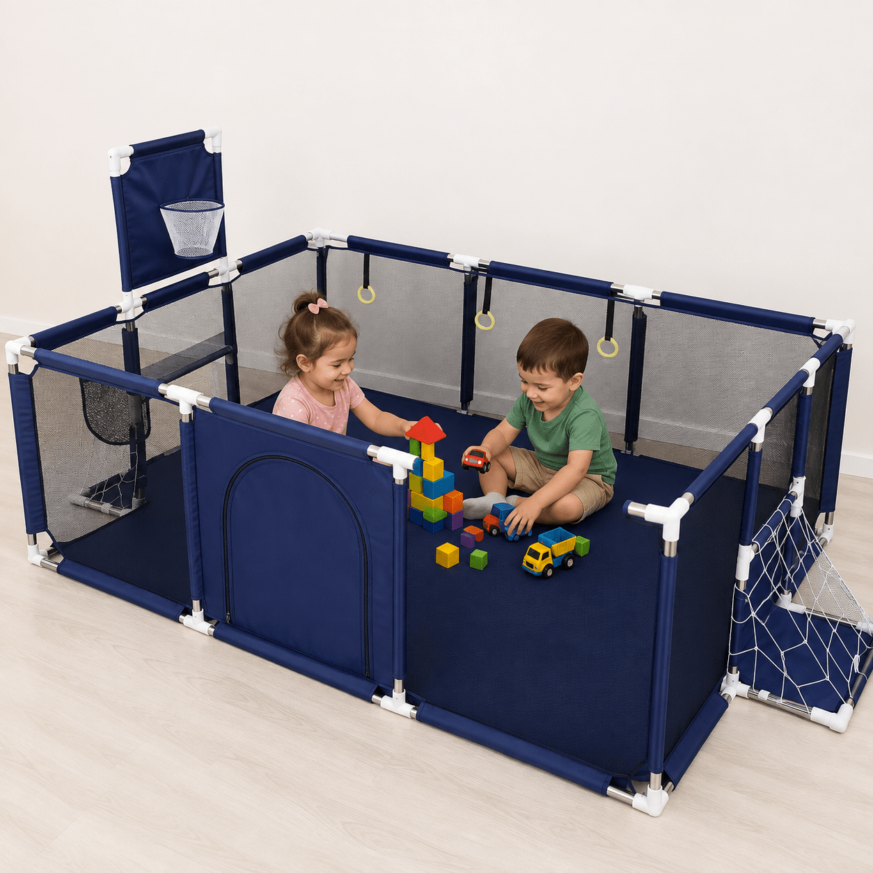 Corral de Juegos Multifuncional para Bebé - Evango Bebes SV