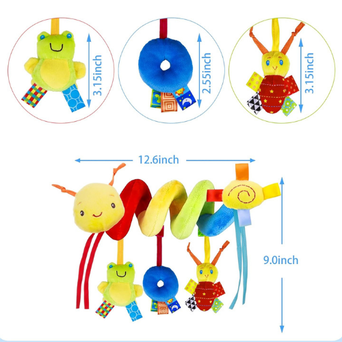Juguete Colgante Multicolor para Cuna y Coche - Evango Bebes SV