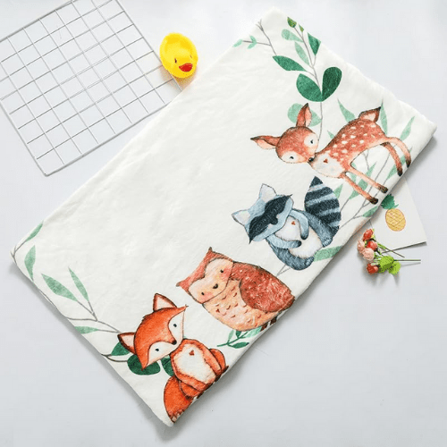 Manta de Conteo de Meses para niña/niño - Diseño de animales - Evango Bebes SV