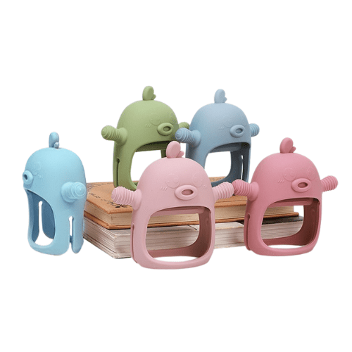 Mordedor de Silicón - Diseño de pollito - Evango Bebes SV