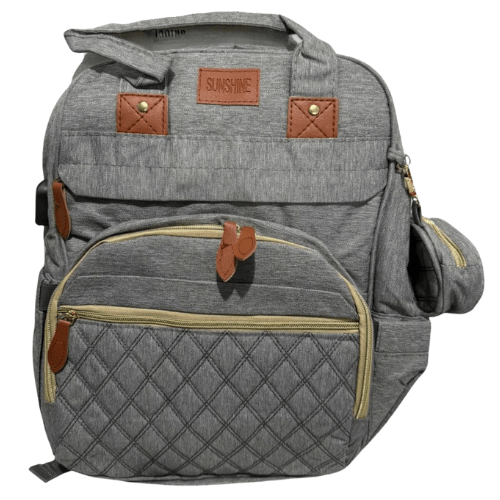 Pañalera con Cuna Portátil y USB - Evango Bebes SV