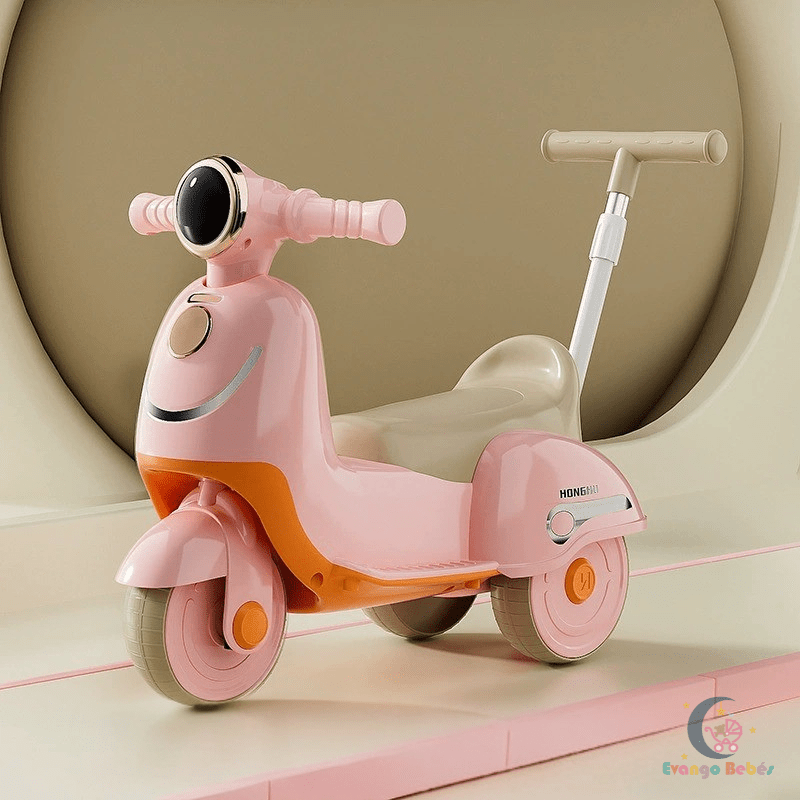 Scooter Infantil 3 en 1 con Empuje - Evango Bebes SV
