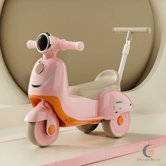 Scooter Infantil 3 en 1 con Empuje - Evango Bebes SV