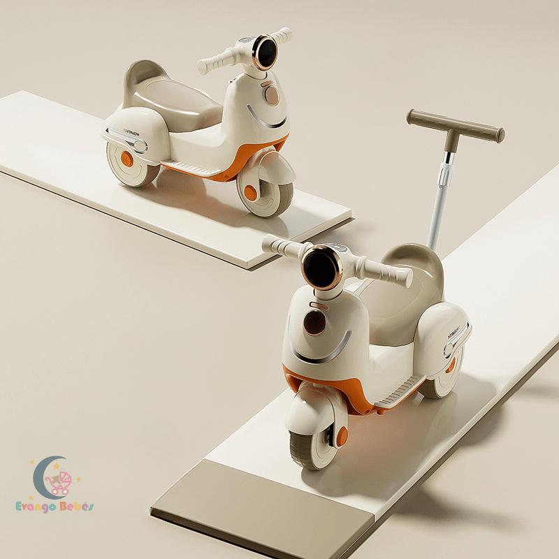 Scooter Infantil 3 en 1 con Empuje - Evango Bebes SV