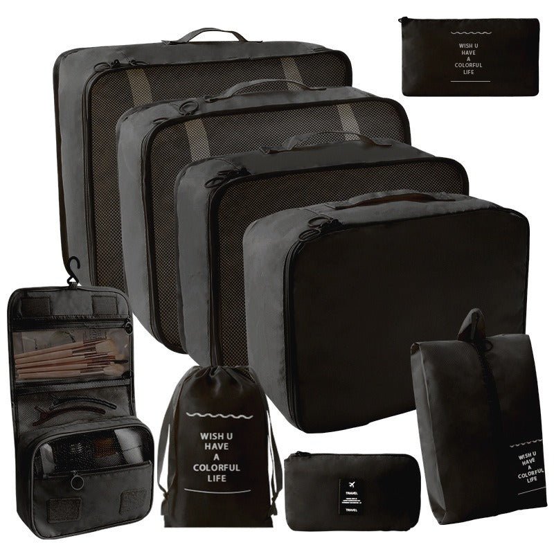 Set Organizador de Viaje 9 Piezas para Mamá y Bebé - Evango Bebes SV