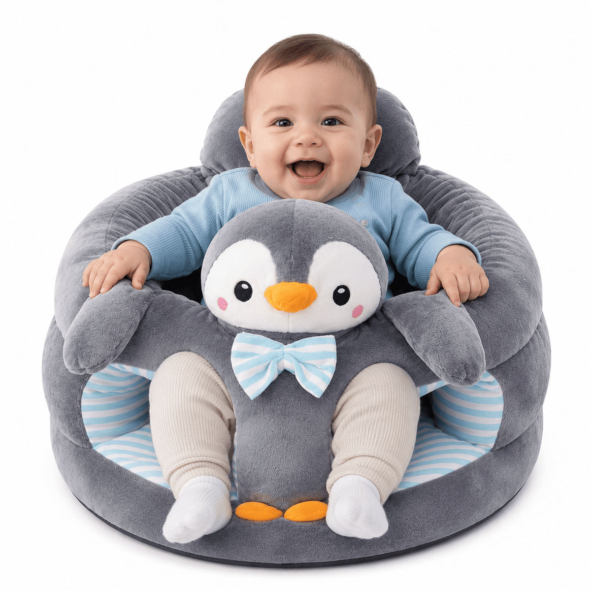 Silla de entrenamiento para bebé 45x45 cm, algodón PP - Evango Bebes SV
