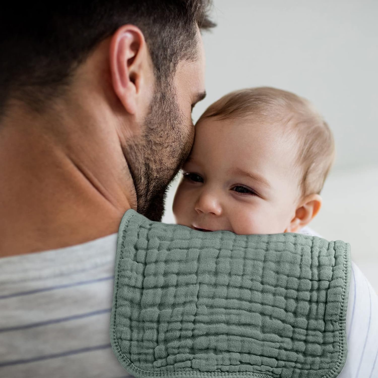 Toalla para Eructo para Bebé Verde - Evango Bebes SV