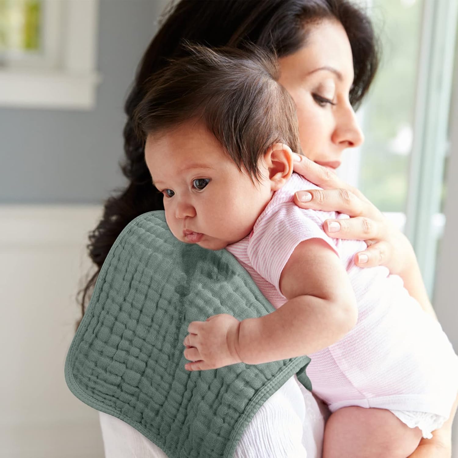 Toalla para Eructo para Bebé Verde - Evango Bebes SV